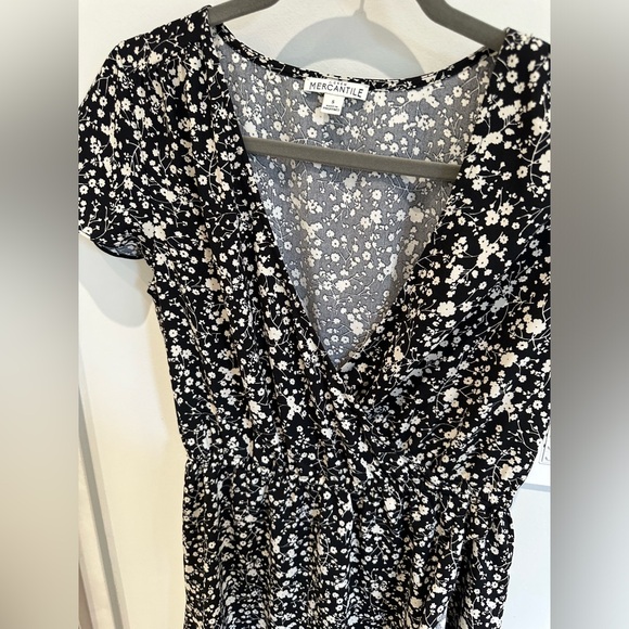 J. Crew Mercantile knee length floral wrap dress - Picture 6 of 8